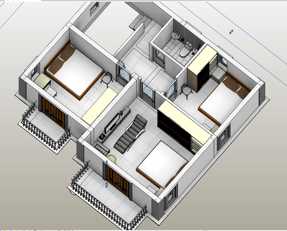 biệt thự tân cổ điển 2 tầng